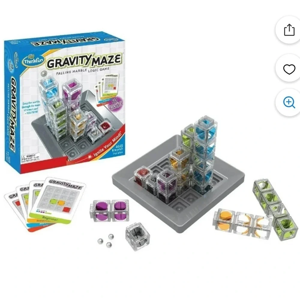 Think! Gravity Maze Marble Run Logic Game